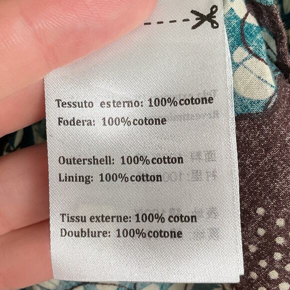 Ganesh Button Up Shirt Mens Size Small Lightweight Cotton - Picture 9 of 12